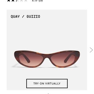 Quay Australia Tortoise Cat-Eye Sunglasses